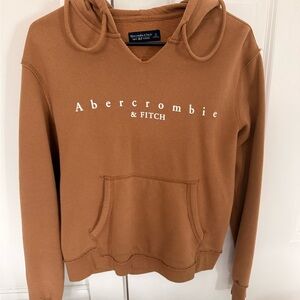 Abercrombie & Fitch Brown Pullover Hoodie